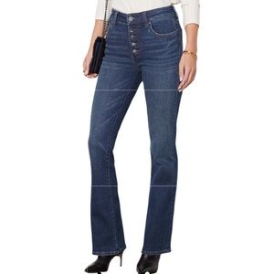 KUT FROM THE KLOTH Button Fly Natalie‎ High Rise Fab Ab Baby Bootcut Jean Size 8